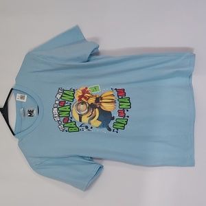 Minions youth boys t-chirt blue size L